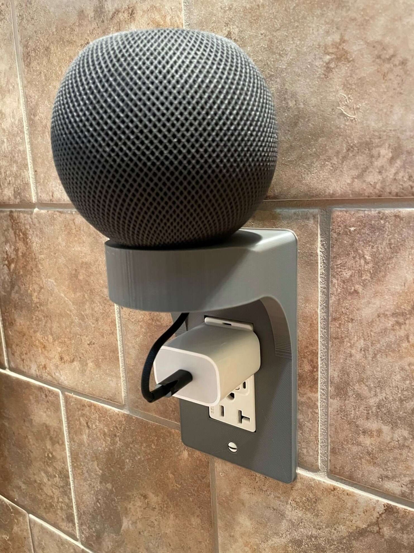 Apple HomePod Mini Outlet Shelf (Portrait)