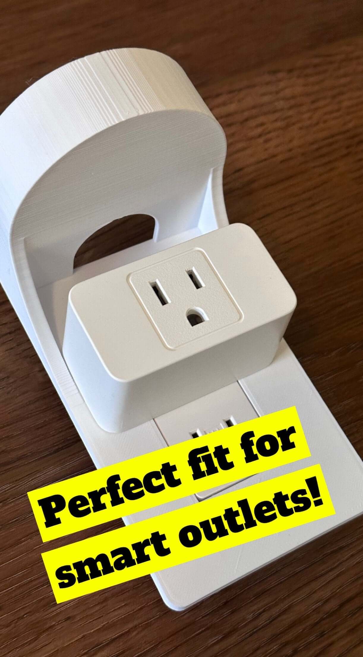 Apple HomePod Mini Outlet Shelf (Portrait)