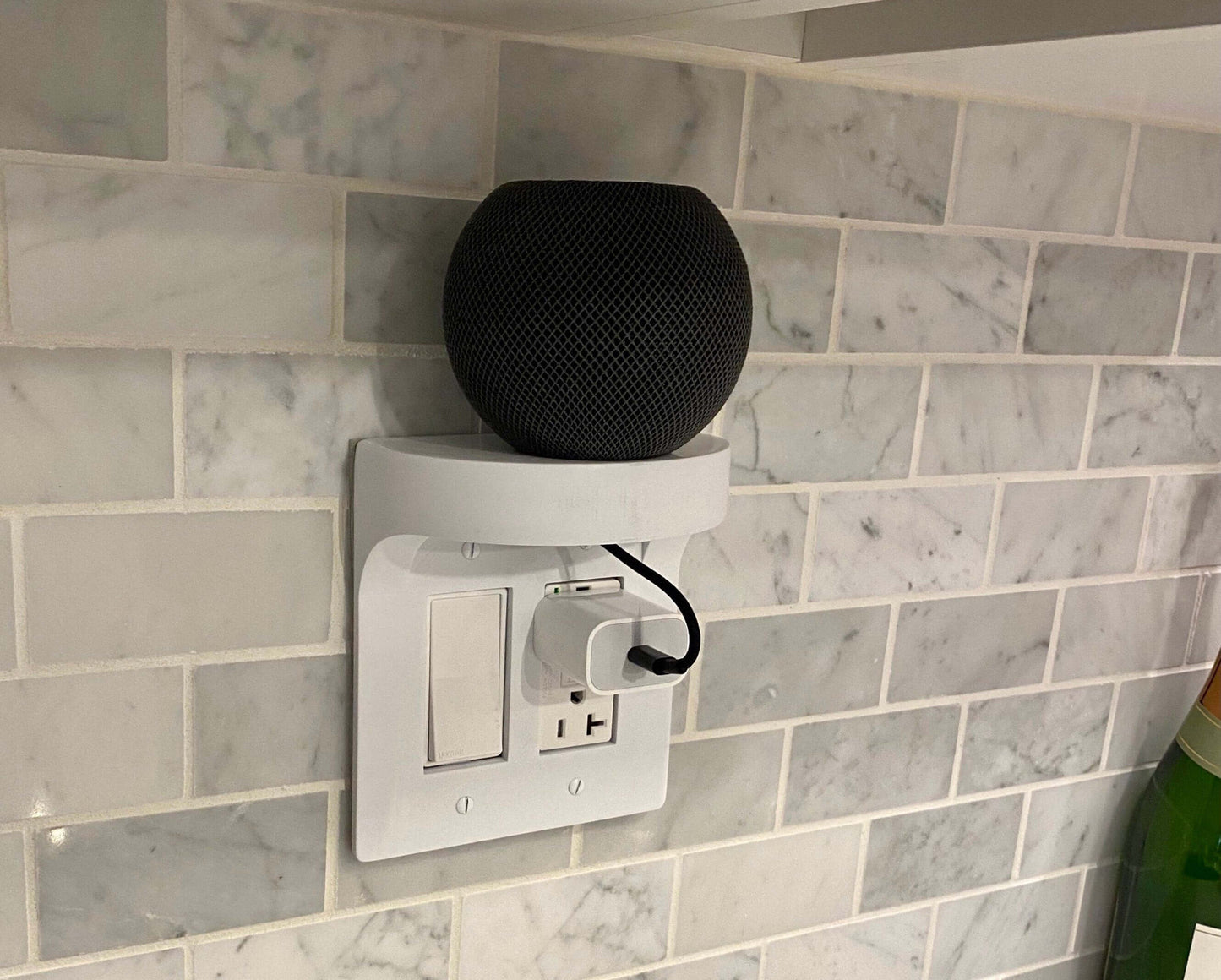 Apple HomePod Mini 2-Gang Decora/GFCI Outlet Shelf