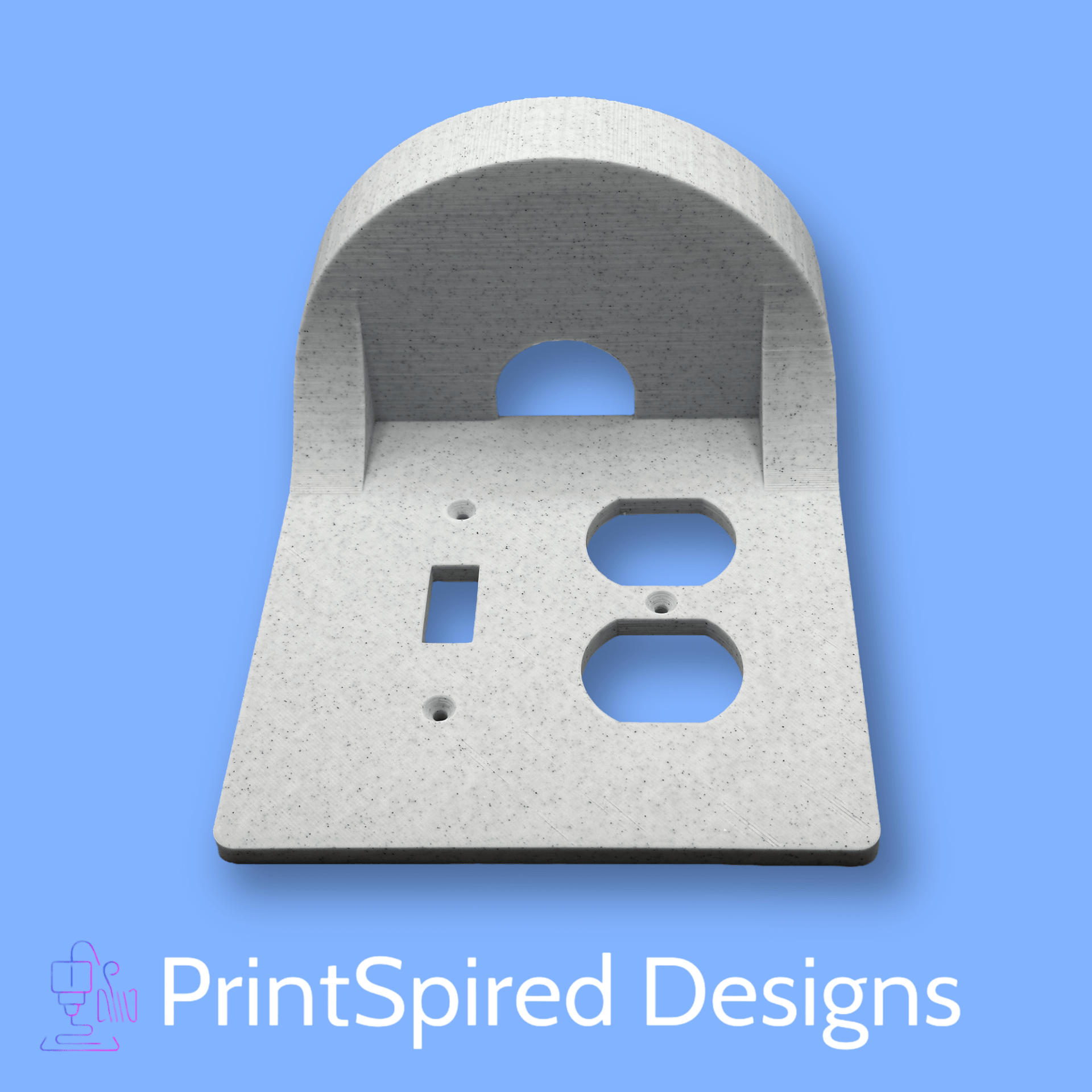 Apple HomePod mini 2-Gang Duplex Outlet Shelf – PrintSpired Designs